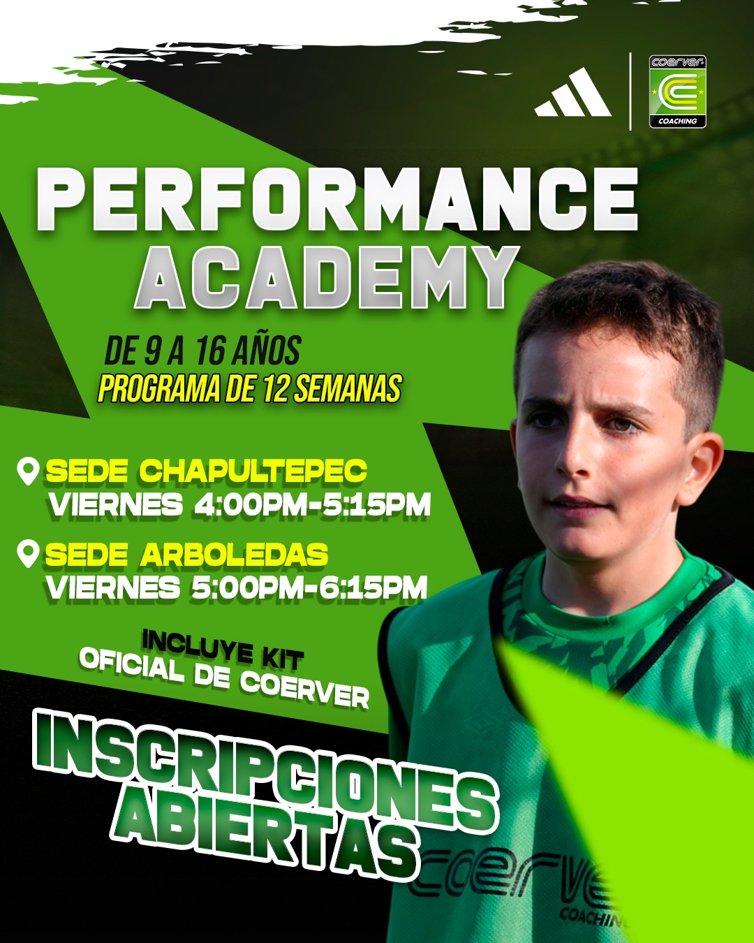 Performance Academy Menu Layout Performance Academy - Coerver Coaching CDMX